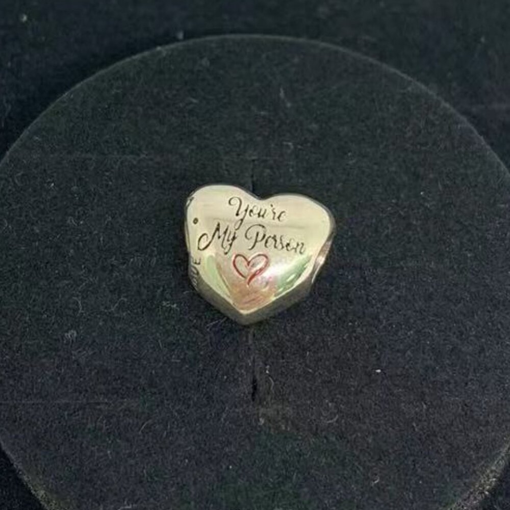 Pandora Engravable You're My Person Heart Charm